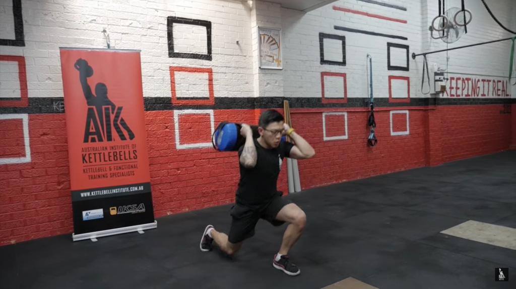 How to teach Kettlebell and Powerbag Lunges